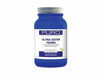 Puro Ijzer (Ultra Ester Ferro, voorheen Ultrafer) (30 capsules)